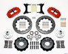 Wilwood Narrow Superlite 6R Big Brake Front Hub Kit w/ Drilled & Slotted Rotors - Red (1979 - 1987 G Body) - 140-12298-DR