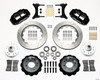 Wilwood Forged Narrow Superlite 6R Big Brake Front Hub Kit - Black (1979 - 1987 G Body) - 140-12299