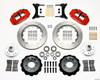 Wilwood Forged Narrow Superlite 6R Big Brake Front Hub Kit - Red (1979 - 1987 G Body) - 140-12299-R