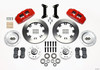 Wilwood Dynapro 6 Big Brake Front Hub Kit - Red (1979 - 1987 G Body) - 140-12837-R