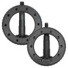 Yukon Ring & Pinion Gear Kit Package - Front & Rear w/Install Kits - Factory Locker/5.29 Ratio (1997 - 2004 Tacoma 4WD / 1996 - 2002 4Runner 4WD) - YGT002-529