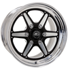 Billet Specialties 17x6 Street Lite LT 6 Lug Truck Wheel Black BRS36760