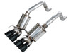 AWE Touring Edition Axleback Exhaust Black Tips (2005 - 2007 C6 Corvette 6.0L / 2008 6.0L) 3015-43660