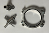 SP Machining GT350 throttle body adapter with evap and PCV fittings