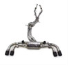 Phoenyx Design Valved Titanium Exhaust System - Burnt Titanium Tips (2019 - 2024 Porsche Cayenne)