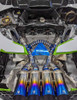 Phoenyx Design Titanium Exhaust System - 2x2 Gloss Carbon Fiber Tips (2021 - 2023 McLaren 765LT)