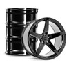 Velgen Classic5 V2 Wheel Kit - 22x10.5 - Gloss Black (2020 - 2026 Explorer ST)
