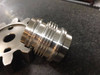 FenFabrication 38mm wastegate heatsink clamped on V-band flange