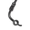 J&M Stainless Steel Braided Brake Line Kit - Front - Black (2024 - 2026 Mustang - Magneride) 22591-B