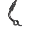 J&M Stainless Steel Braided Brake Line Kit - Front & Rear - Black (2024 - 2026 Mustang - Magneride & Brembo) 22593-B