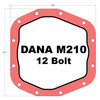PPE Power Dana 44-M210 12-Bolt Nodular Iron Blue Front Differential Cover (2018 - 2025 Jeep Wrangler / 2018 - 2025 Jeep Gladiator) 238043322