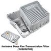 PPE Power HD Cast Aluminum Transmission Pan, Deep, Brushed Finish (2001 - 2019 GM Allison 1000/2000/2400) 128051010