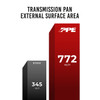 PPE Power HD Cast Aluminum Transmission Pan, Deep, Black Finish (2001 - 2019 GM Allison 1000/2000/2400) 128051020