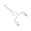 PPE Power Catback Active Exhaust Raw Finish (2018 - 2023 Mustang GT) 317660030