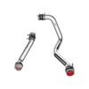 PPE Power Hot and Cold Side Intercooler Charge Pipe Kit Polished Finish (2020 - 2025 GM 6.6L Duramax) 115026130