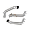 PPE Power Hot and Cold Side Intercooler Charge Pipe Kit Polished Finish (2017 - 2019 GM 6.6L Duramax) 115026030