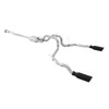 PPE Power Cat-back Exhaust System Dual Exit - Black Ceramic Coated Tips w/ Raw Tubes (2009 - 2014 F-150 4.6L / 2009 - 2014 F-150 5.0L / 2009 - 2014 F-150 5.4L) 3170300020