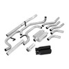 PPE Power Cat-back Exhaust System Dual Exit - Black Ceramic Coated Tips w/ Raw Tubes (2009 - 2014 F-150 4.6L / 2009 - 2014 F-150 5.0L / 2009 - 2014 F-150 5.4L) 3170300020