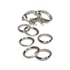 PPE Power 3" Standard Stainless Steel V-Band 8 Piece Set (2C 3M 3F) 517330008