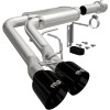 MagnaFlow SPEQ Exhaust F150 5.0 2.7 19835. MagnaFlow SPEQ Series cat-back exhaust for 2021-2026 Ford F150 5.0L and 2021-2023 2.7L. Features no-drone tech and black chrome tips.