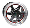 Race Star 15x10 93 Truck Star Wheel 6x5.5 Black / Machined GM 93-510853BM