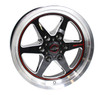 Race Star 17x7 93 Truck Star Wheel 4.0 BS Black / Machined (2000 - 2014 GM Truck) 93-770847BM