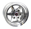 Race Star 15x10 93 Truck Star Wheel 6.63 BS Silver / Machined GM 93-510853SM