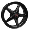 Race Star 92 Drag Star 15x8 Bracket Racer Wheel - 5x4.75 BC 4.5 BS - Gloss Black (GM) 92-580248B