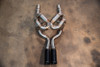 Valvetronic Valved Sport Exhaust System - Stainless Steel (2001 - 2006 Lamborghini Murciélago 6.2L / 2006 - 2010 Murciélago LP640 6.5L) LAM.MURC.VSES.FF.BR