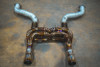 Valvetronic F1 Non-Valved Double X-Pipe Sport Exhaust System w/ Race Free Flow Front Pipes - Titanium (2018 - 2022 McLaren 720S) MAC.720S.F1.FF.TI