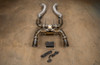 Valvetronic Valved Double X-Pipe Sport Exhaust System w/ Race Free Flow Front Pipes - Titanium (2018 - 2022 McLaren 720S) MAC.720S.VSES.FF.TI