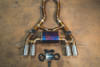 Valvetronic Valved Sport Axle-Back Exhaust System - Titanium - Brushed Steel Tips - 3.5 Outlet (2022 - 2025 BMW G87 M2) BMW.G87.M2.AXL.TI.BRSH
