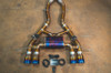 Valvetronic Valved Sport Axle-Back Exhaust System - Titanium - Raw Titanium Burnt Tips - 4.0 Outlet (2022 - 2025 BMW G87 M2) BMW.G87.M2.AXL.TI.TIBRT