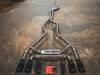 Valvetronic Valved Sport Exhaust System - Stainless Steel - 4 Black Tips - 3.5 Outlet (2016 - 2018 BMW F87 M2 - N55 Engine) BMW.F87.M2.VSES.BR.BLK