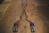 Valvetronic Valved Sport Exhaust System - Titanium - 4 Burnt Tips - 3.5 Outlet (2011 - 2016 BMW F10 M5) BMW.F10.M5.VSES.TI.BRT