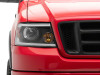 Raxiom 04-08 Ford F-150 Axial Series Projector Headlights with LED Bar- Black Housing- Clear Lens - T566363 Photo - Close Up
