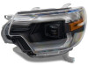 Raxiom 12-15 ToyotaTacoma Axial Series Switchback Projector Headlights- Black Housing- Clear Lens - TT23359 Photo - Primary