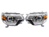 Raxiom 12-15 Toyota Tacoma Axial Series Switchback Projector Headlights- Chrome- Clear Lens - TT23360 Photo - Primary