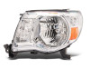 Raxiom 05-11 Toyota Tacoma Axial Series OE Replacement Headlights- Chrome Housing- Clear Lens - TT26259 Photo - Primary