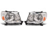 Raxiom 05-11 Toyota Tacoma Axial Series OE Replacement Headlights- Chrome Housing- Clear Lens - TT26259 Photo - Primary