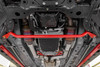 BMR Front Subframe Chassis Brace 2-Point Red (2024 - 2026 Mustang) CB771R
