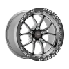 Weld S85 RT-S 17x11 Wheel - Single Beadlock - 5x115 BP 6.2 BS +5 ET - Black Center Polished Shell 85HB7110W62F