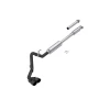 MBRP Armor BLK 3" Catback Exhaust - Street Profile - Dual Single Side Exit (2015 - 2020 F150) S5281BLK