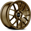 Apex EC-7 18x8.5 Satin Bronze flow-formed wheel for BMW with 5x120 bolt pattern and ET35 offset