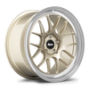 Apex ML-7RT 19x12 forged Porsche wheel in Gloss Motorsport Gold Machined Lip with 5x130 BP and ET63 offset