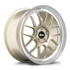 Apex ML-7RT 19x9 forged Porsche wheel in Gloss Motorsport Gold Machined Lip with 5x130 BP and ET50 offset