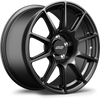Apex SM-10 17x9 flow formed Audi Volkswagen wheel in Satin Black with 5x112 bolt pattern