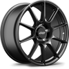 Apex SM-10 19x9 Satin Black flow-formed wheel for Porsche applications