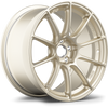 Apex SM-10RS 17x9.5 forged Motorsport Gold wheel with 5x114.3 bolt pattern and ET51 offset