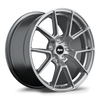 Apex VS-5 18x9.5 Hyper Black flow formed wheel with 5x120 bolt pattern ET58 offset and 72.56mm center bore VS51895ET58-5120-7256-NHBK